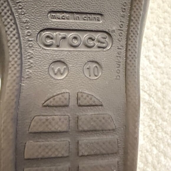 CROCS Women's Sandals - Black and Brown - Picture 4 of 12